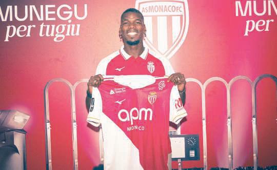 Pogba joins Monaco to restart career after serving doping ban