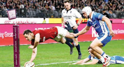 Williams out of British and Irish Lions tour with a hamstring injury