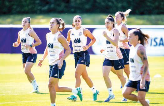 Spain's Tome upbeat about Bonmati's fitness ahead of Portugal match