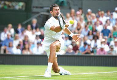 Djokovic routs Evans to step up history bid at Wimbledon, Krejcikova and Swiatek advance