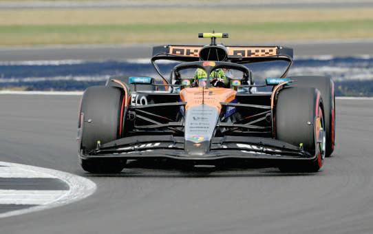 Norris tops Silverstone practice as Horner quizzed over Verstappen