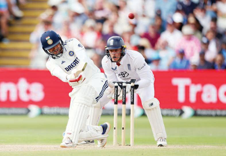 England face uphill task to save Test as Gill hits 2nd ton in match