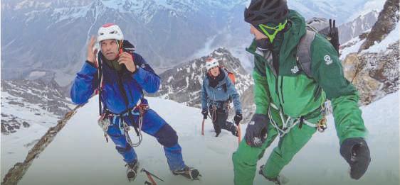 Three Europeans summit 'The Killer Mountain'
