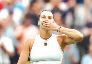 Fritz moves into last 8 as opponent quits, Sabalenka storms into Wimbledon quarters with Mertens romp