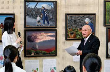 Hiroshima teens relay atom bomb horror with art