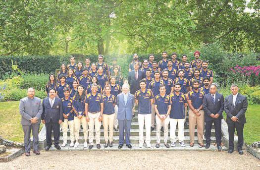India's cricket stars consoled by King Charles after Lord's defeat