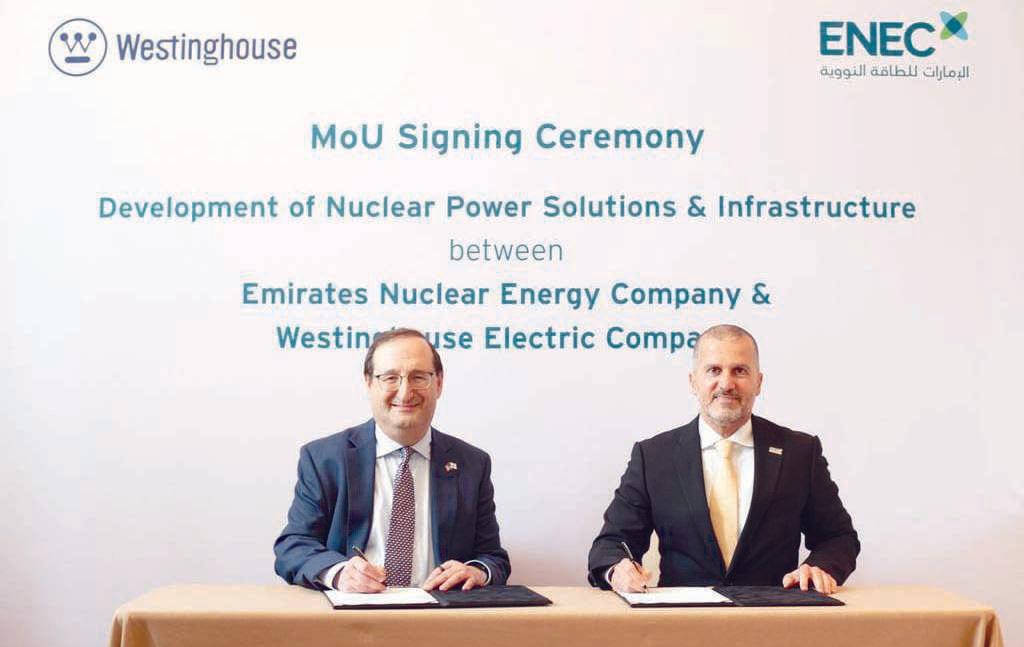 ENEC and Westinghouse ink deal to accelerate nuclear energy solutions
