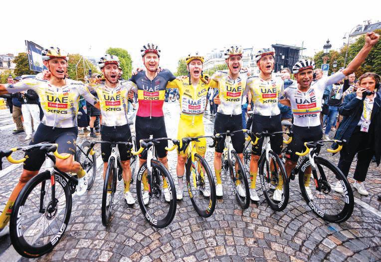 UAE Team Emirates-XRG's Pogacar claims fourth Tour de France title