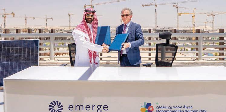 Emerge, Misk City sign solar deal