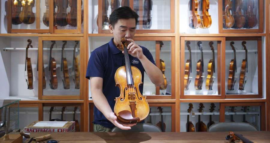 Tuning for tomorrow: Malaysia's first violin maker carves out a rare craft