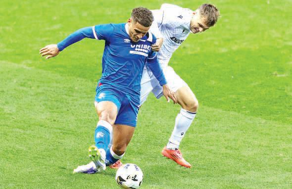 Rangers boost CL qualification hopes with victory over Plzen