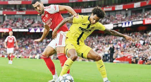 Arteta calls Arsenal's defending 'naive' after loss against Villarreal