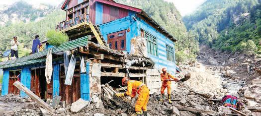 Army out for rescue work in flood-hit Jammu