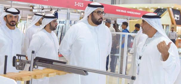 UAQ Crown Prince praises ADIHEX during visit
