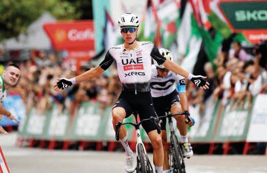 UAE Team Emirates-XRG's Ayuso outfoxes Romo to win Vuelta stage 12
