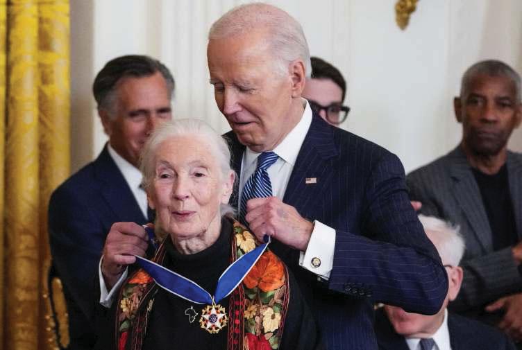 Harry and Meghan lead tributes to Jane Goodall