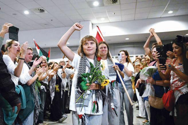 Israel deports Greta, 170 other Gaza flotilla activists