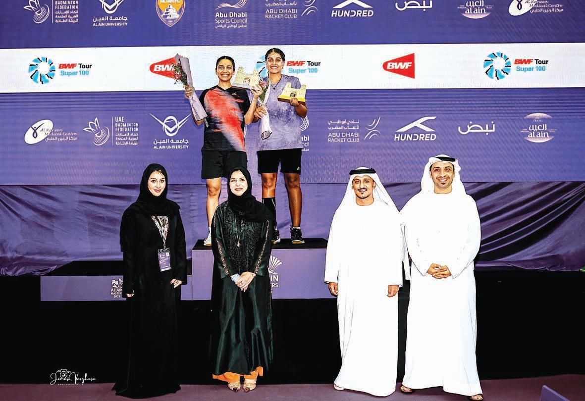 Indian shuttlers bag two golds on final day of Al Ain Masters