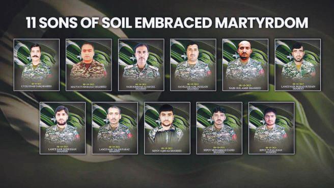 11 troops, 19 militants killed in clash near border