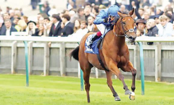 Godolphin's Dubai Treasure grabs glory at Boadicea Stakes race