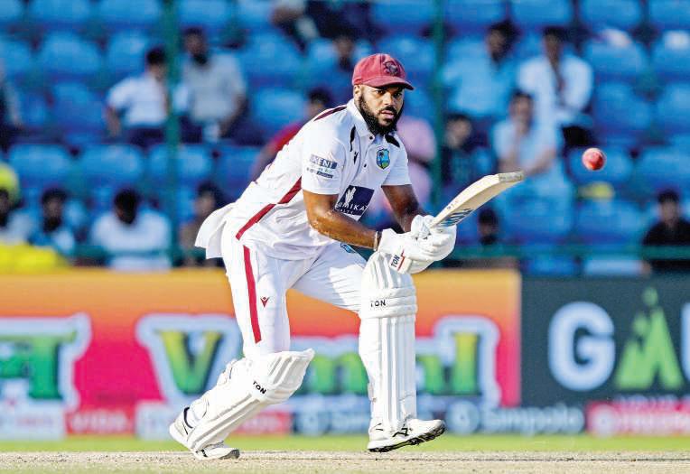 Campbell leads Windies fightback against Kuldeep-inspired India