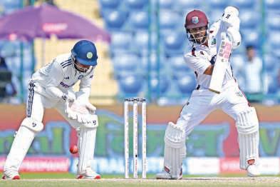 India close in on series sweep against West Indies despite Campbell and Hope centuries in second Test