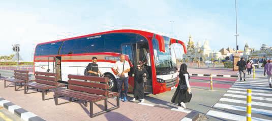 Transport services resume to Global Village