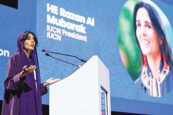 Razan Al Mubarak re-elected President of IUCN