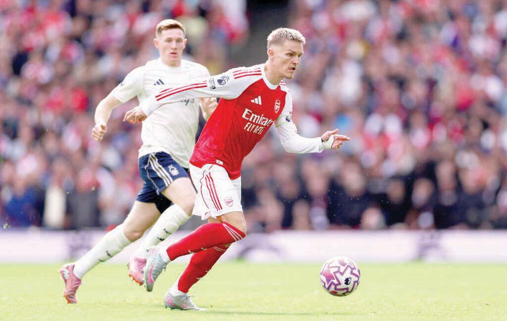 Arsenal captain Odegaard ruled out for weeks in fresh injury blow