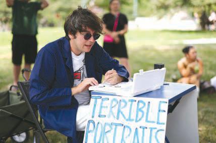 Terrible Chicago artist paints worst portrait, gains fans
