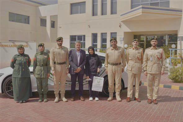 Student honoured for thanking police officer