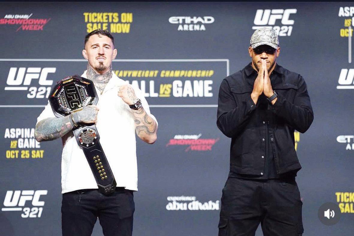 Aspinall aims to stay on top after long road to UFC summit