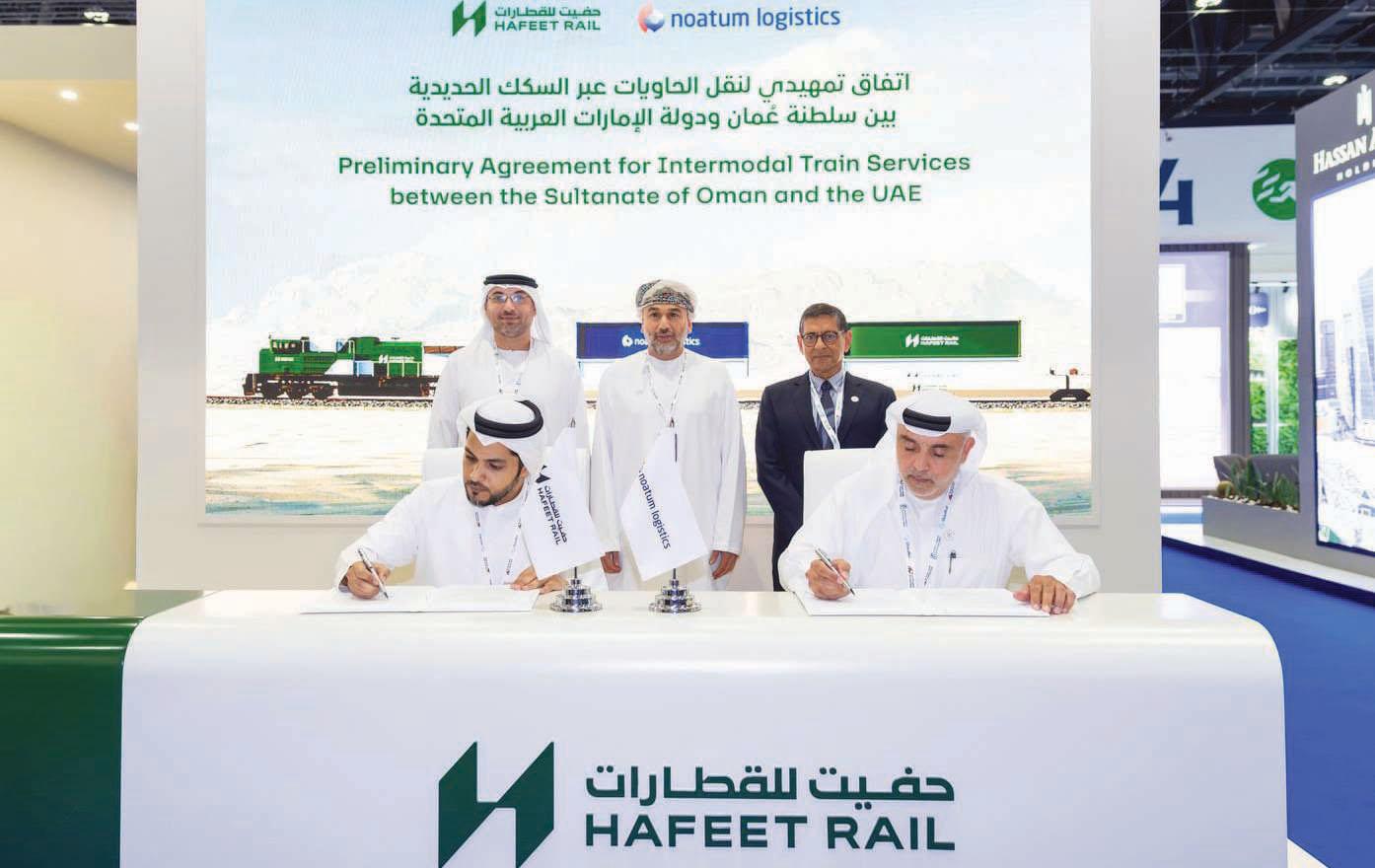 Deal signed for freight rail service connecting Sohar and Abu Dhabi