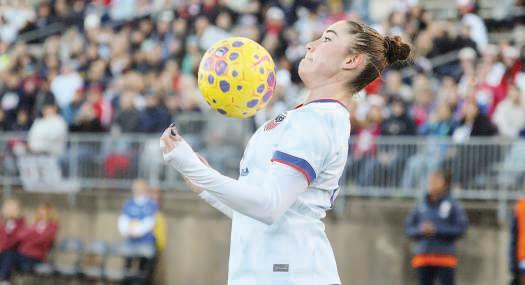 Moultrie's double strike propels US eves to victory over Portugal in friendly tie