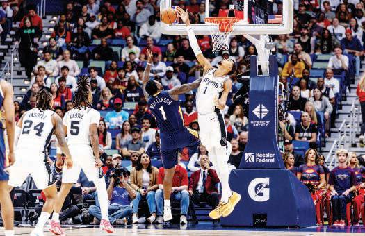 Spurs pay tribute to Popovich before Wemby sparks win against Nets