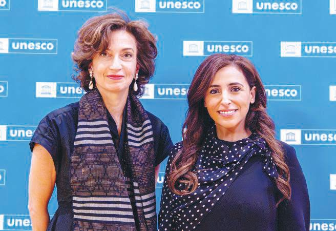 Bodour is Unesco's envoy for Education, Book Culture