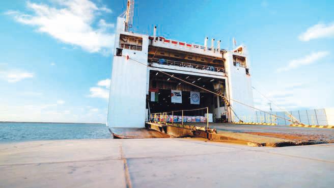 UAE ship arrives at Al Arish Port with aid for Gaza
