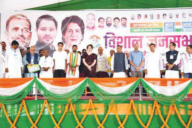 NDA giving Rs10,000 to influence voters: Priyanka