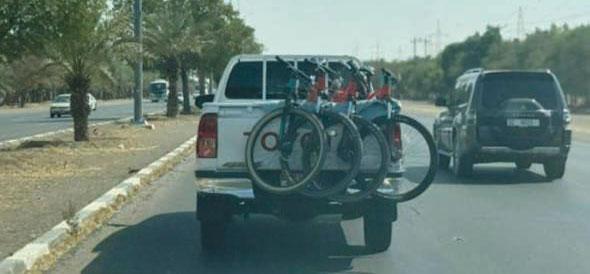 Dhs400 fine for concealing vehicle plates