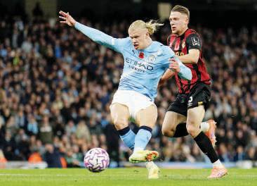 Haaland fires City up to 2nd in EPL with Bournemouth victory, Nuno celebrates first win as West Ham boss