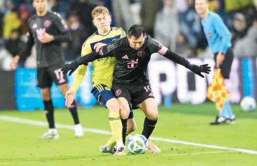 Nashville top Messi's Miami to level MLS Cup playoff series