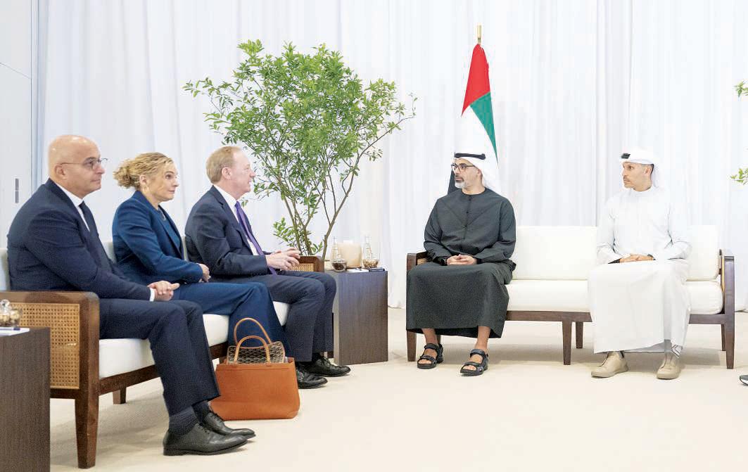 Sheikh Khaled reviews Microsoft's plans to invest $15.2 billion in UAE
