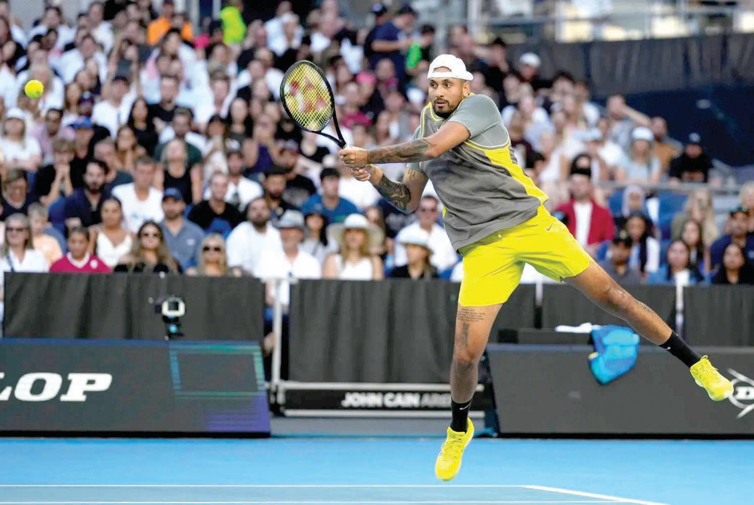 Kyrgios admits pressure ahead of 'Battle of the Sexes' match against Sabalenka