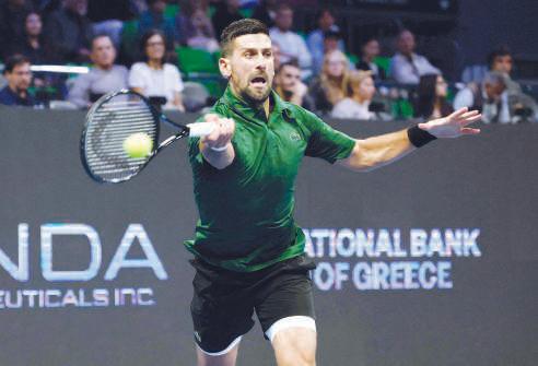 Djokovic ends semi slump and sweeps into Athens final; Rybakina enters WTA Finals title showdown