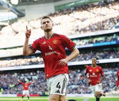 De Ligt's last-gasp equaliser snatches dramatic draw for United against Spurs as Everton down struggling Fulham