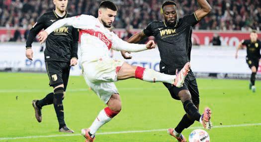 Undav brace lifts Stuttgart over Augsburg, Frankfurt beat Mainz