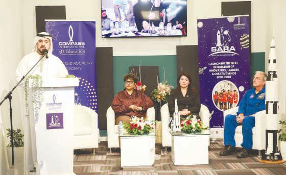 Dream big, NASA ex-astronaut tells students