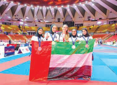 UAE national team medal tally swells in Thailand