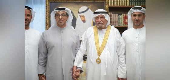Sheikh Mansour honours Khalifa Al Suwaidi