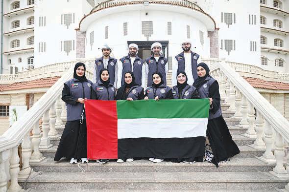 Young Emiratis join Gaza humanitarian efforts
